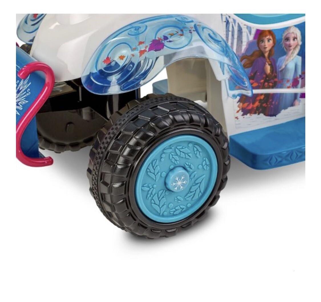 Disney Frozen 2 Kid Trax Sing and Ride On Toy for Toddler 6V Quad Kids 4 Wheels