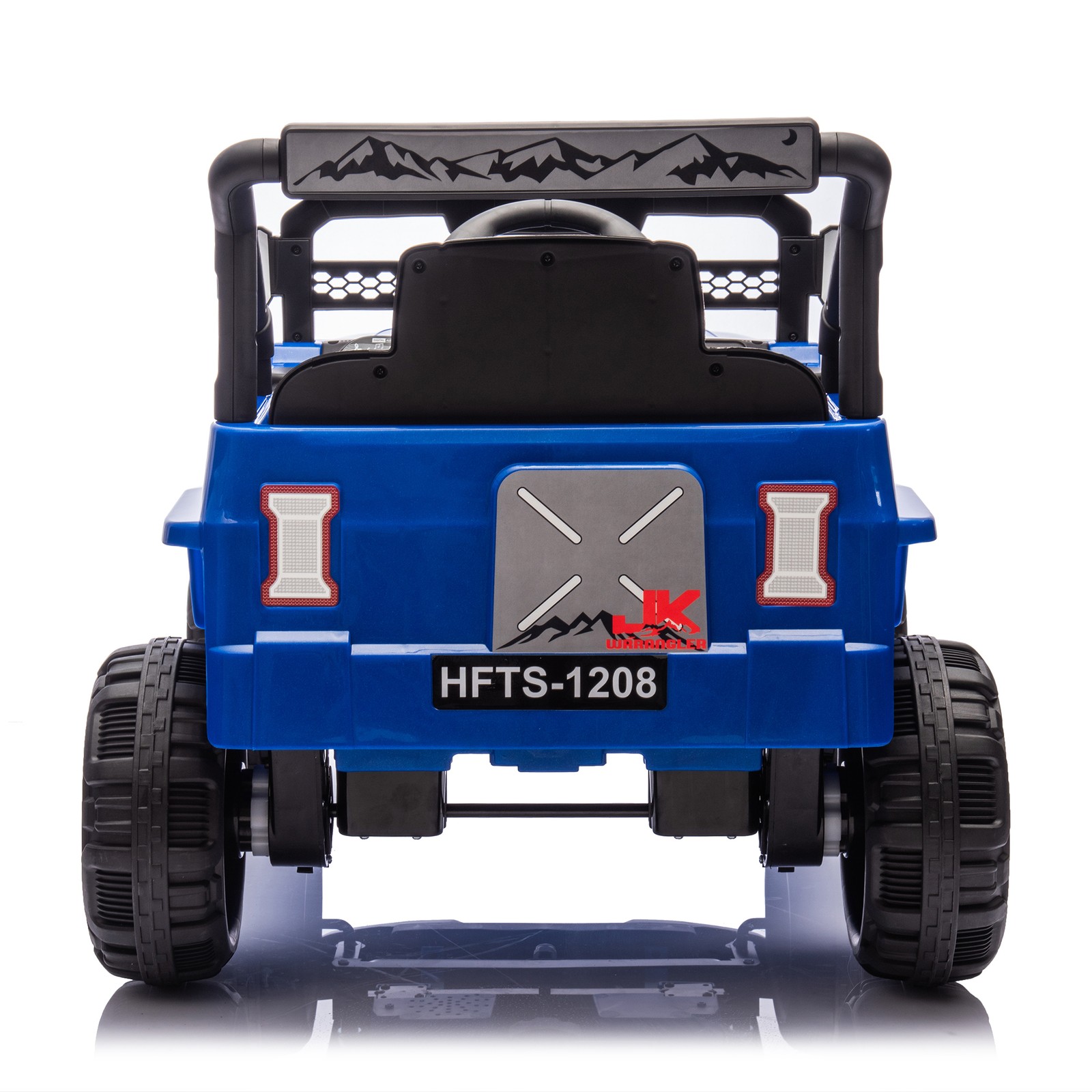 12V Kids Ride On Electric Truck Car Early education function kids aged 1-4 Blue