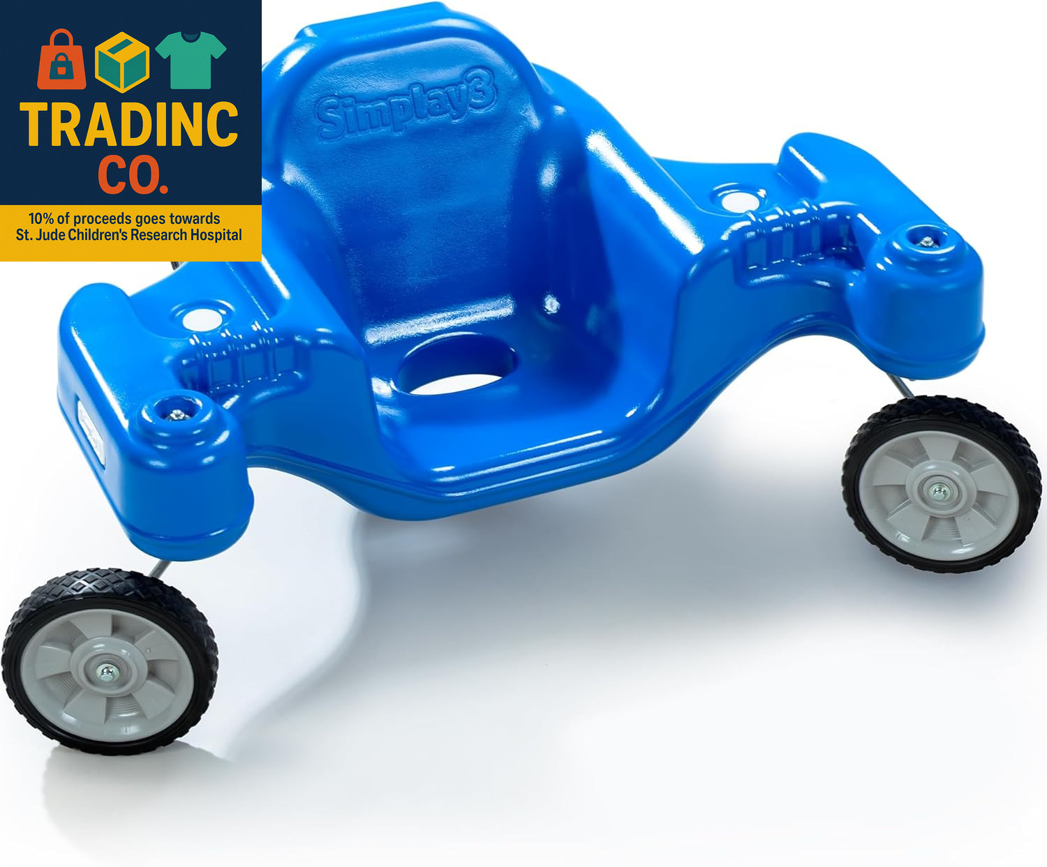 Galaxy Glider Ride-On Toy for Toddlers and Kids Ages 1-1/2 to 5 Years, 360-Degre