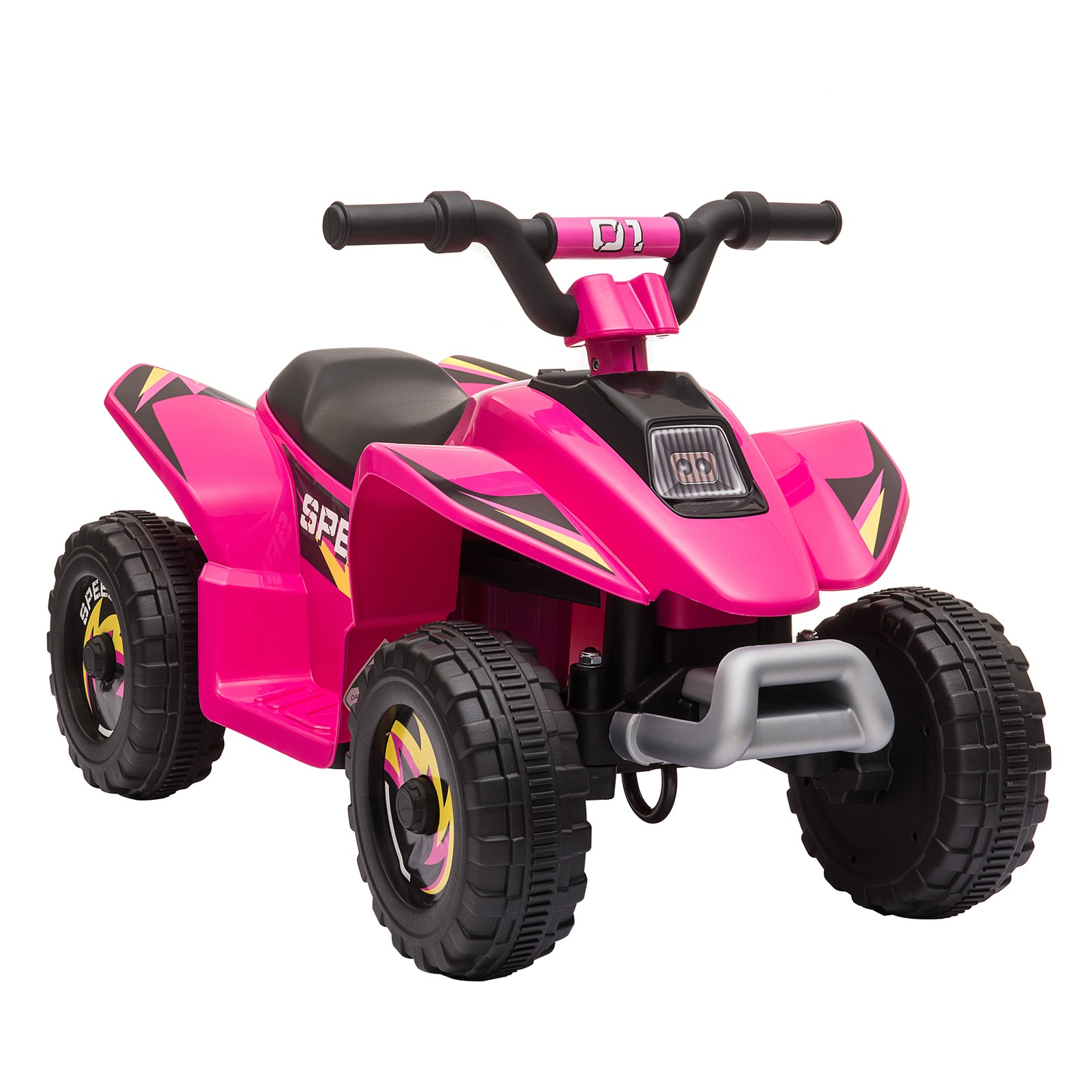 6V Kids Electric Ride on Car ATV Toy Forward Reverse for 18-36 Months Old Pink