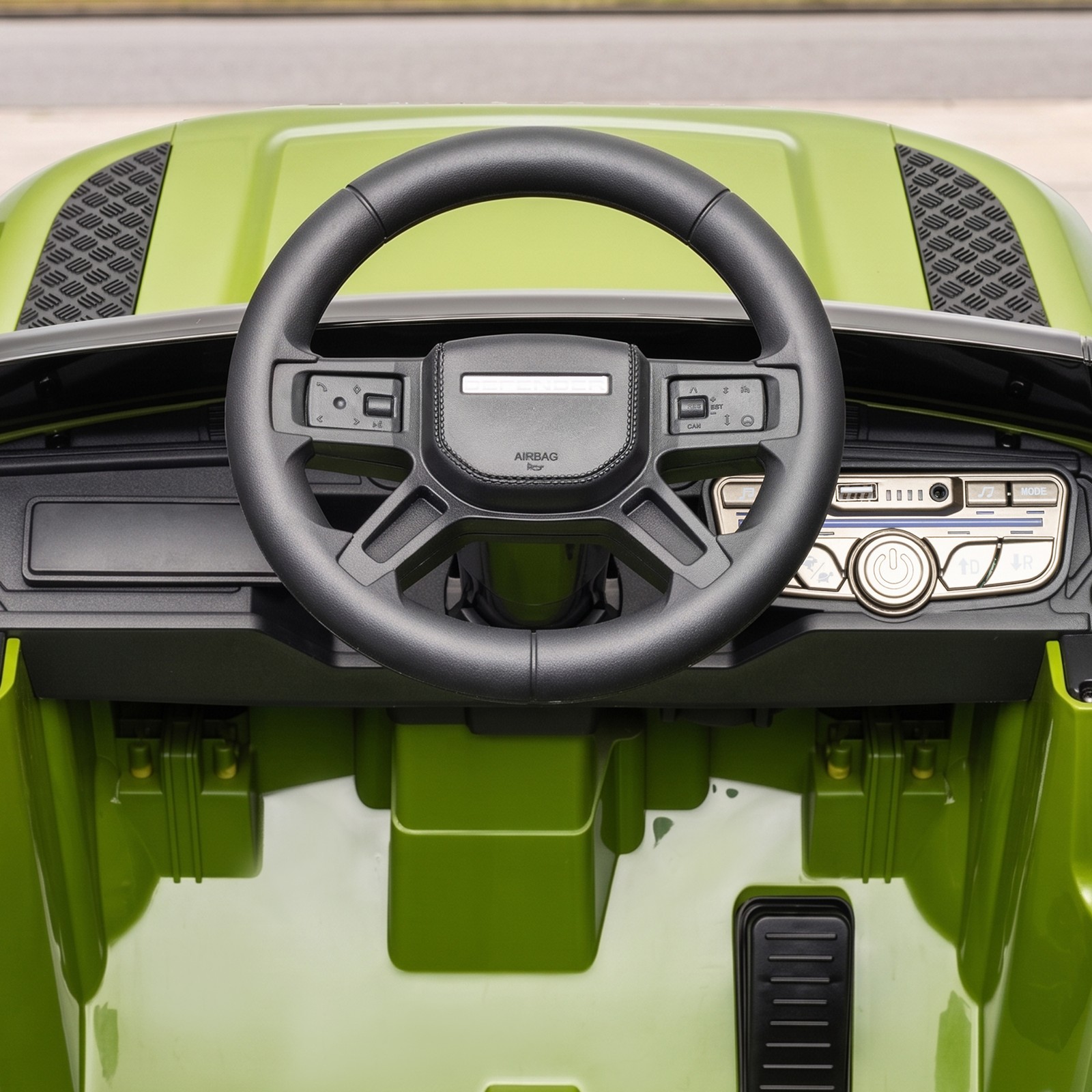 Qaba 12V Ride on Car Licensed Land Rover with Suspension & Remote, Green