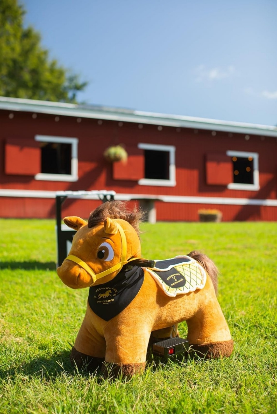 Dynacraft Stable Buddies Chestnut electric ride on horse 6 V batt Included NEW