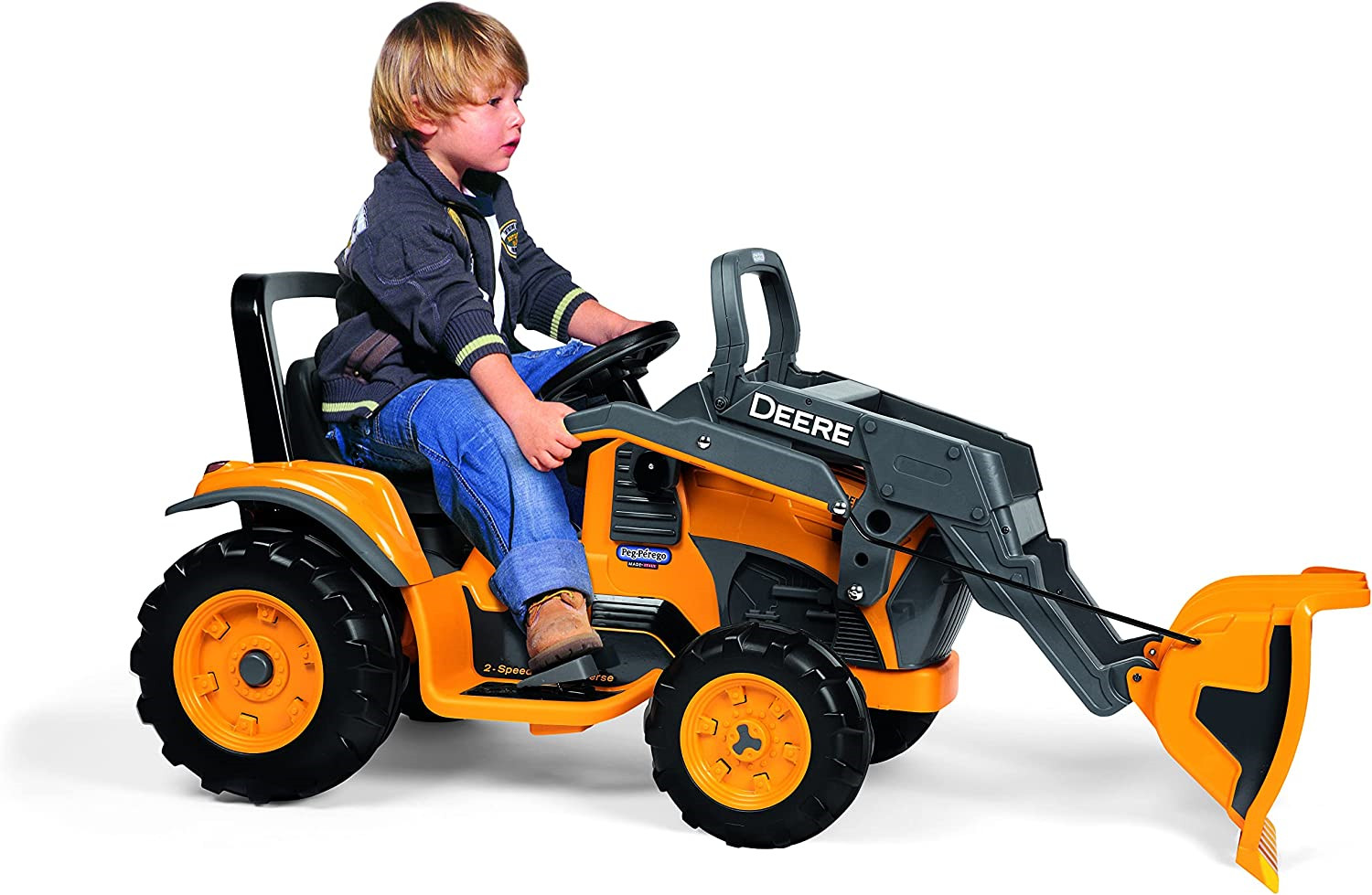 Peg Perego Ground Force/ Ground Loader Front and Rear Wheel Pack, Black