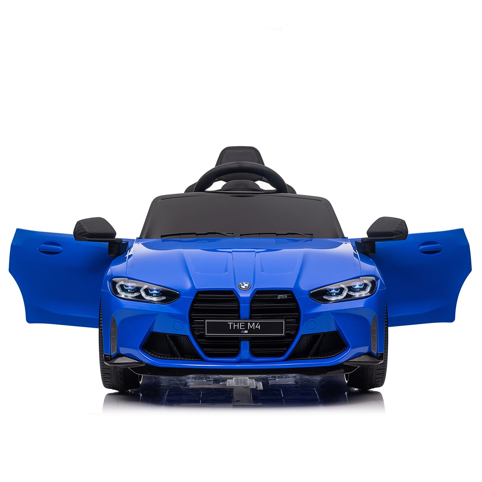 Licensed BMW M4 Electric Ride-On Car 12V W/Parents Remote Control for Kids