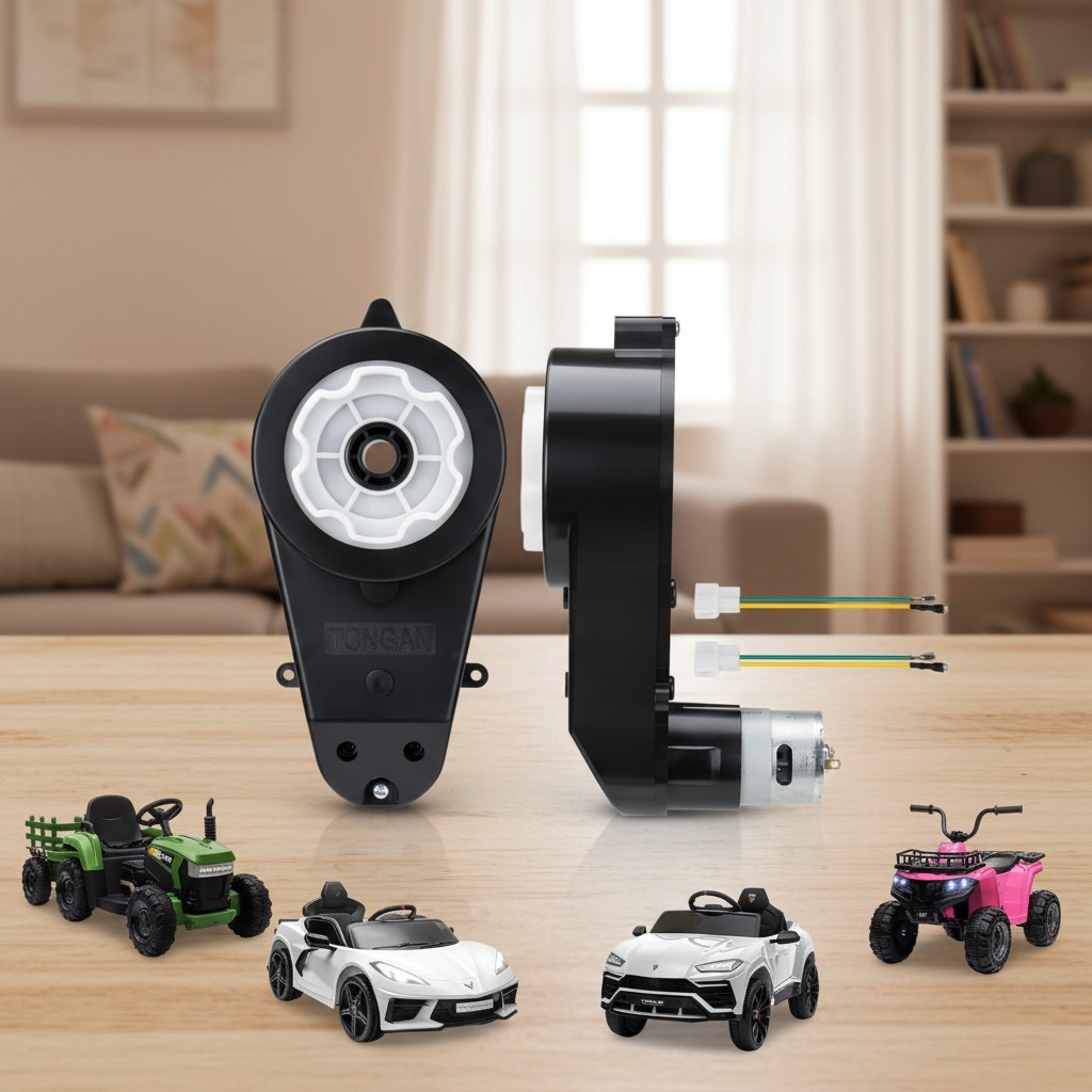 2Pcs 24V 40000RPM Kids Ride On Car Gearbox Motor Power Wheels Motor Gearbox