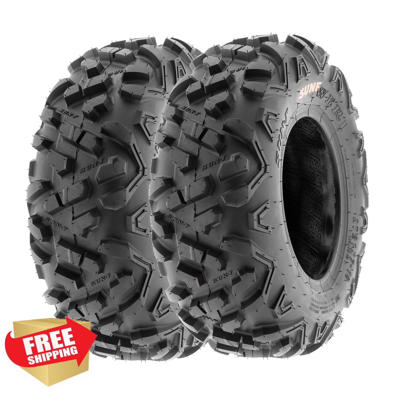 SUNF 145/70-6 ATV UTV Tires 6 PR POWER II Pair