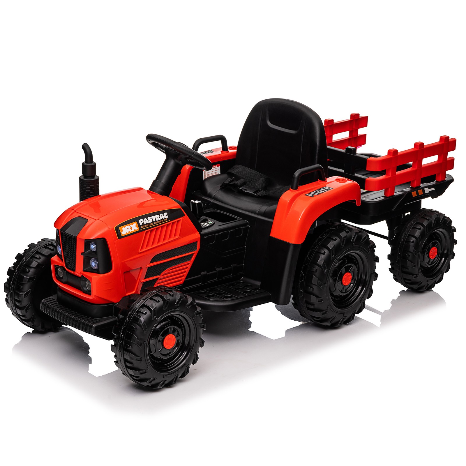 Ride on Tractor 24V 400W Powered Electric Tractor Toy electric car for kids Red