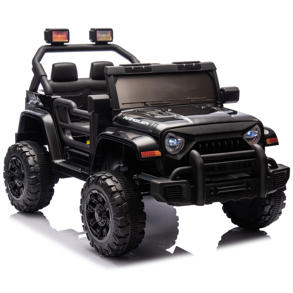 12V Kids Ride On Electric Car W/Parents Control,Dual drive, 4-wheel Suspension