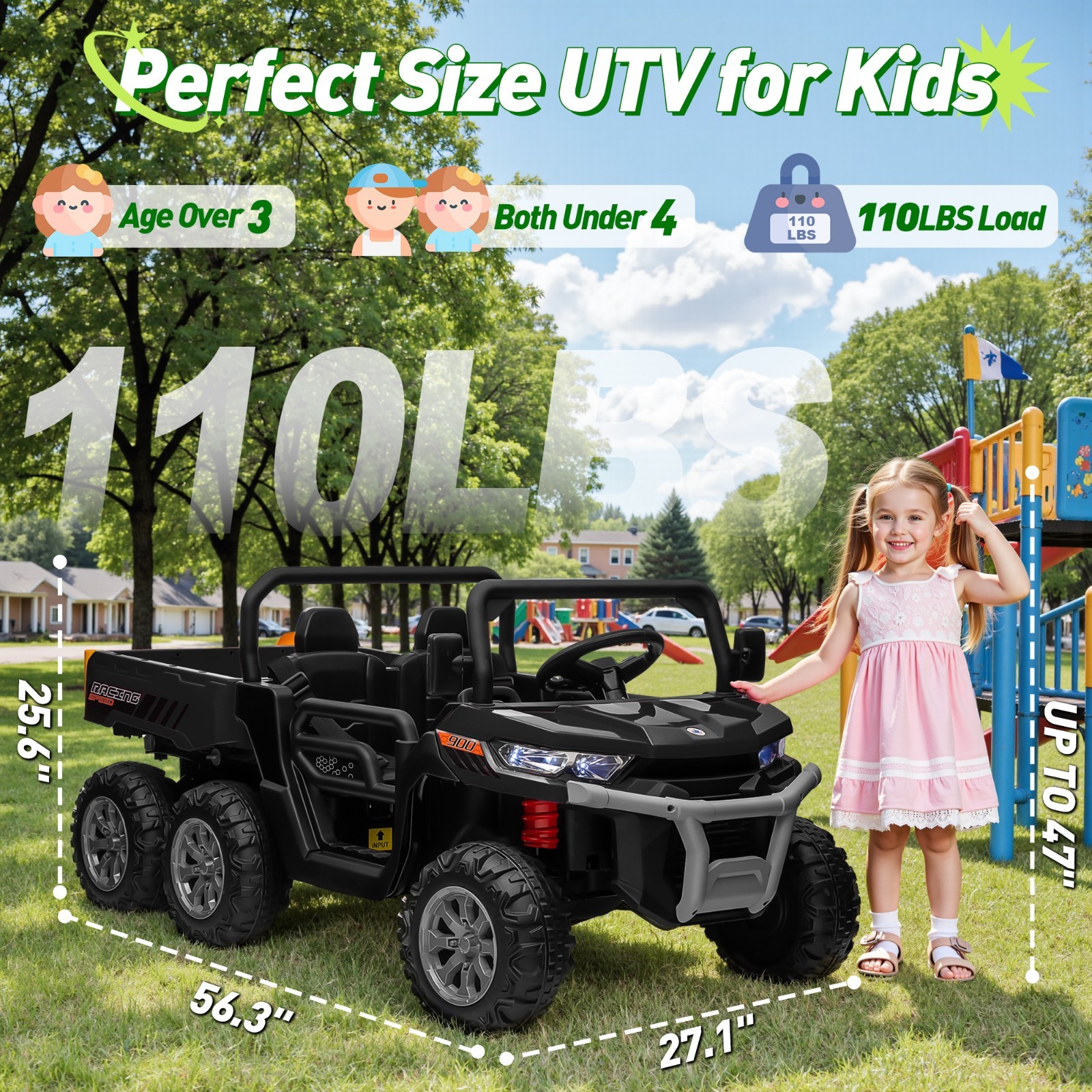 24V Pink Kids Ride-On Dump Truck with Remote Control, Working Dump Bed