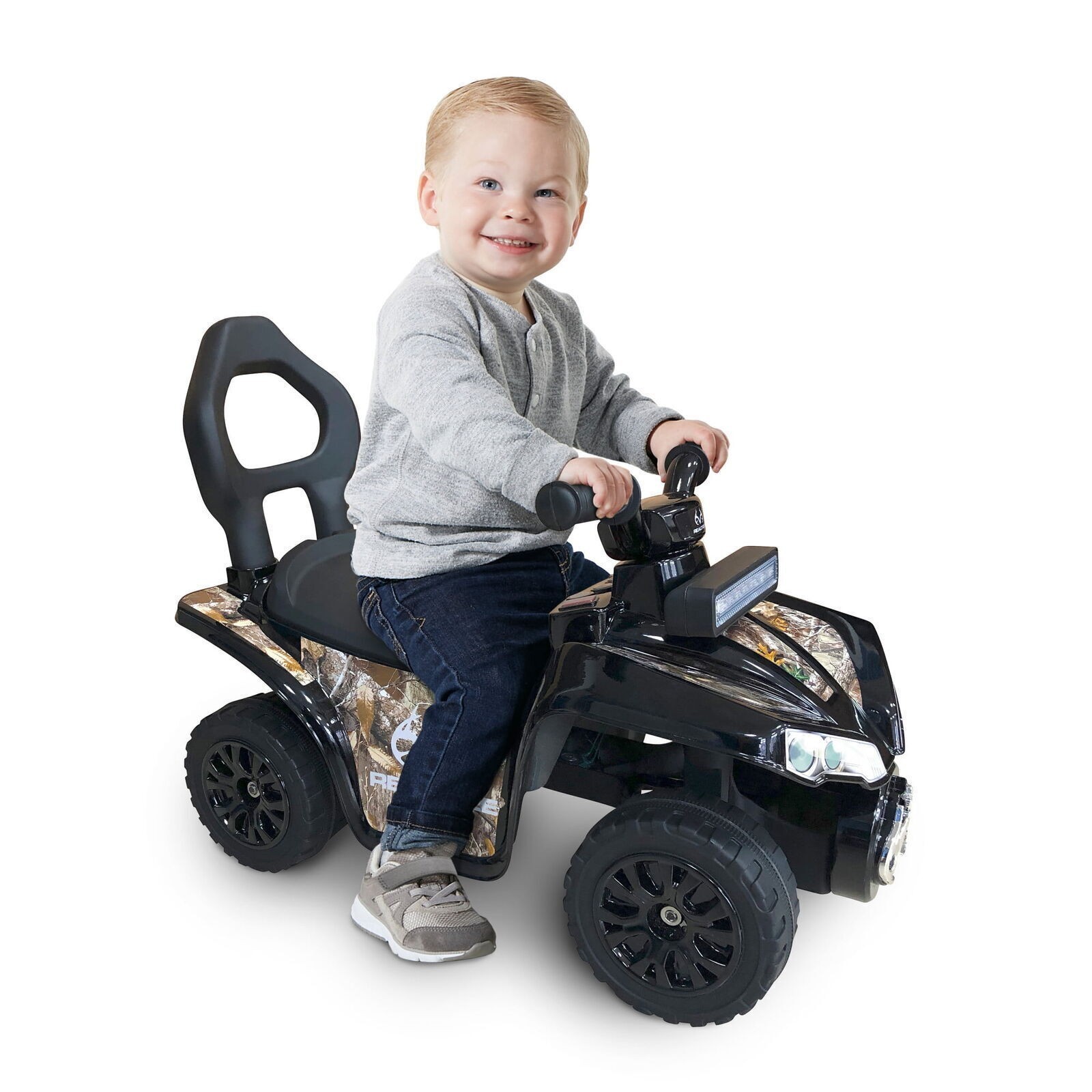 Children Riding Bicycle Camo Clothing Graphics Throughout Storage Compartment