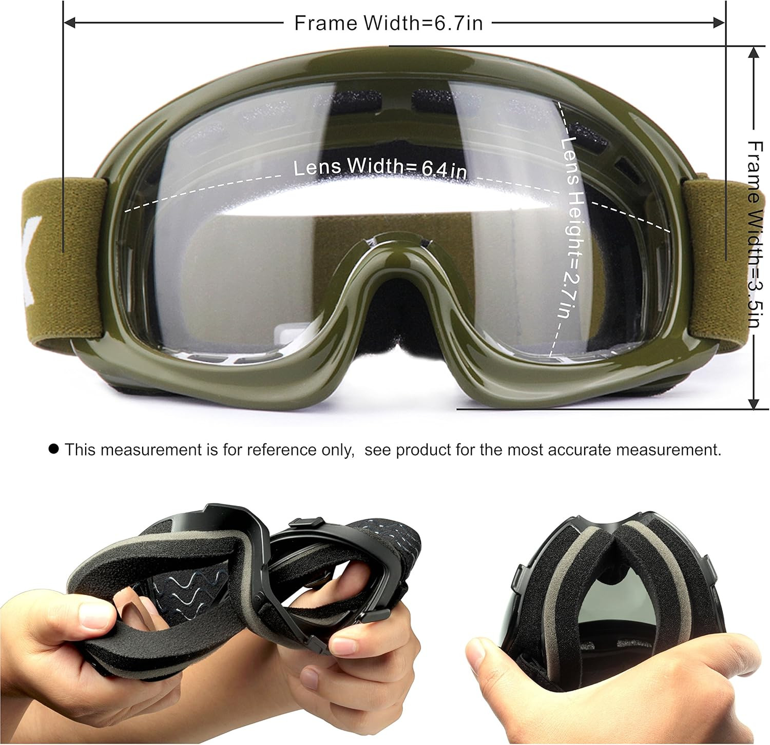 GLX YH15 Anti-Fog Impact-Resistant Kids Youth ATV Off-Road Dirt Bike Motocross G