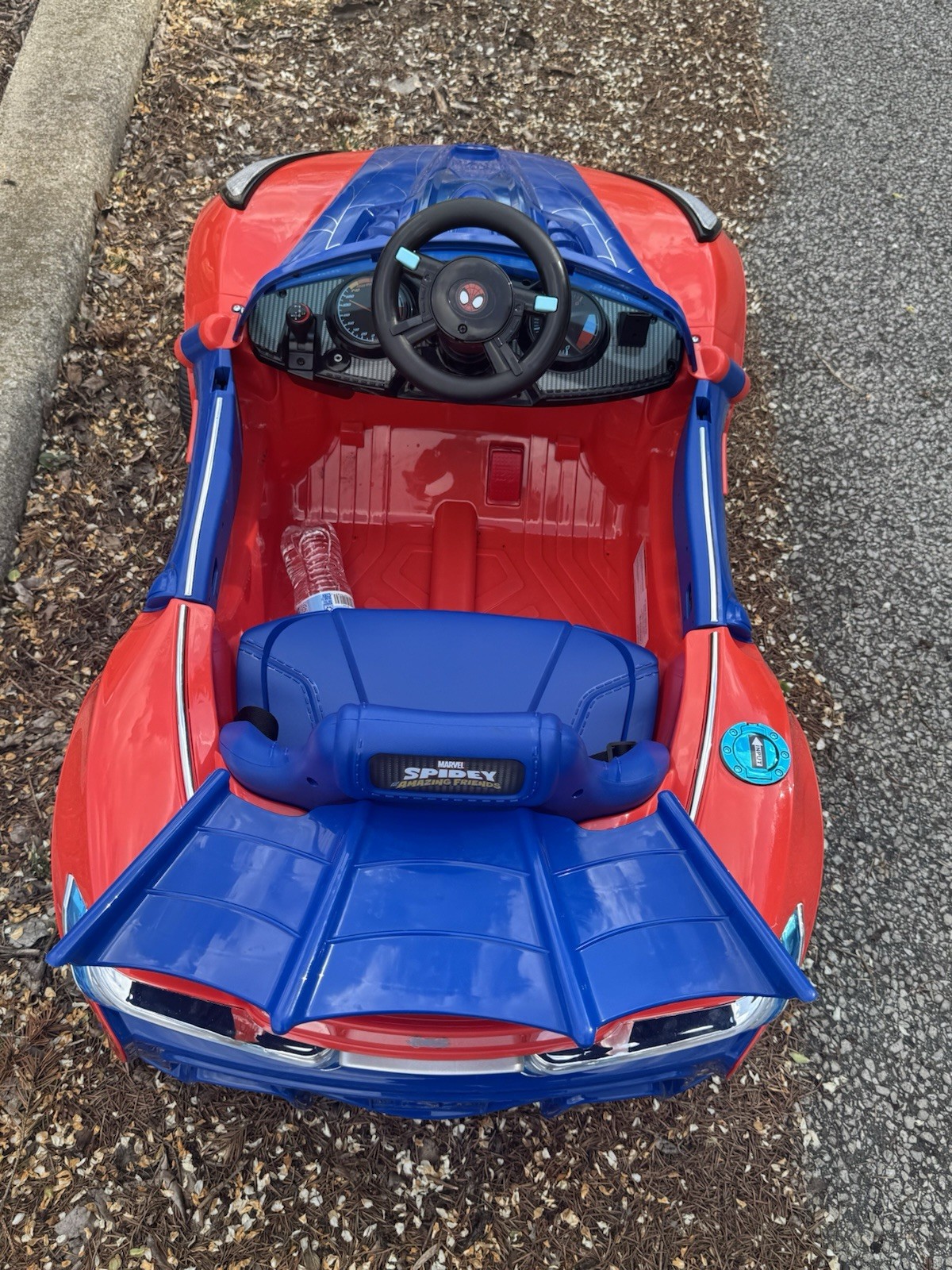 Marvel Spider-Man Battery Operated Ride-On Car Red Blue 3-7 Years Cars Theme