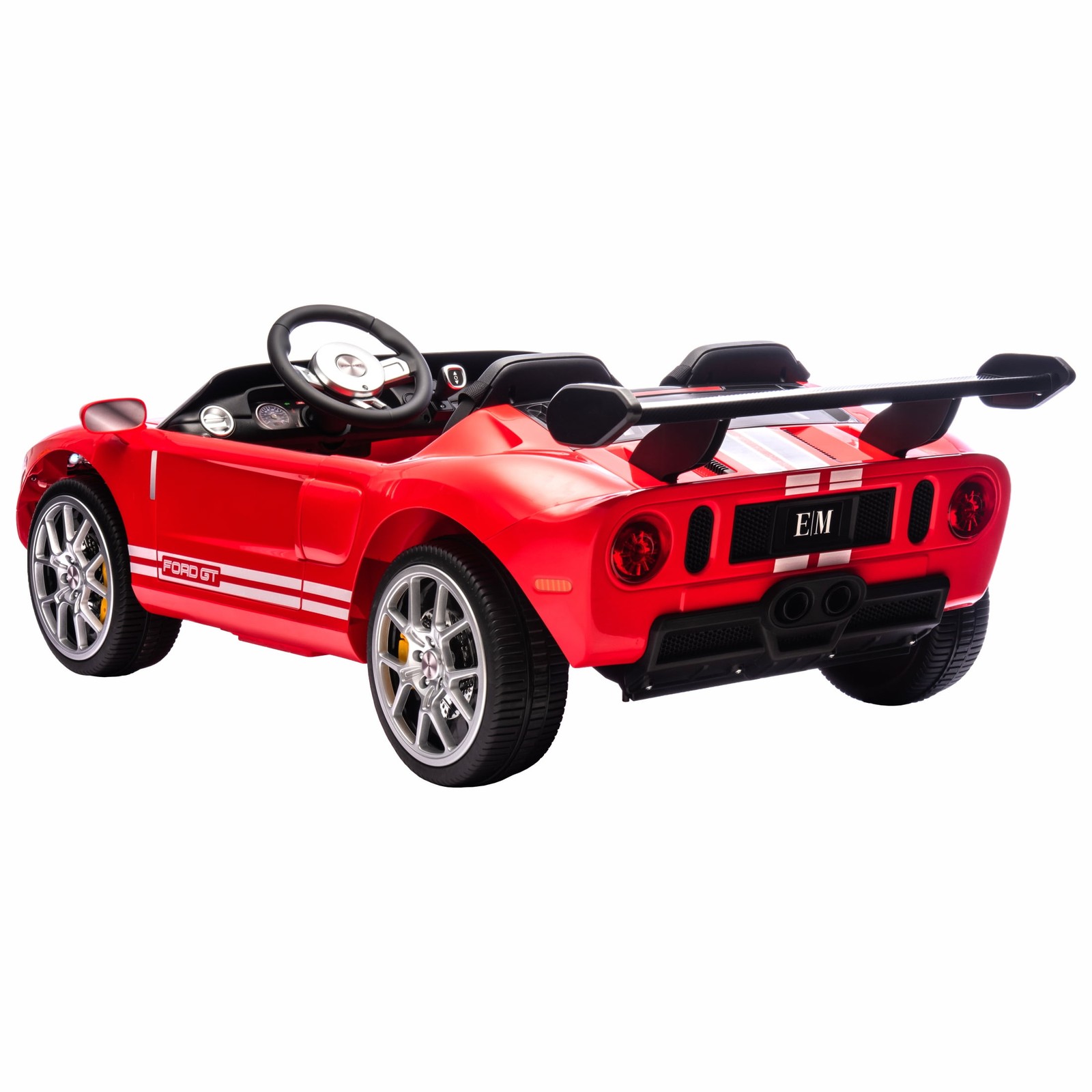 Hyper 12V Ford GT Convertible, Battery Powered Ride on Toy for Kids Ages 3+, Red