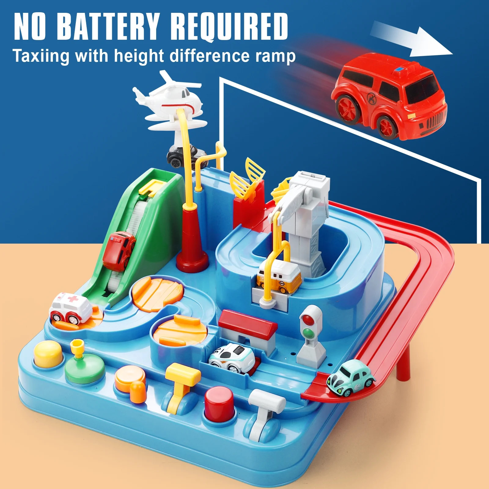 RACE CAR TOY SET Race Track Playset