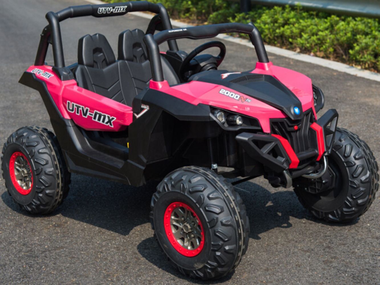Mini Moto UTV 4×4 12v Pink (2.4ghz RC)