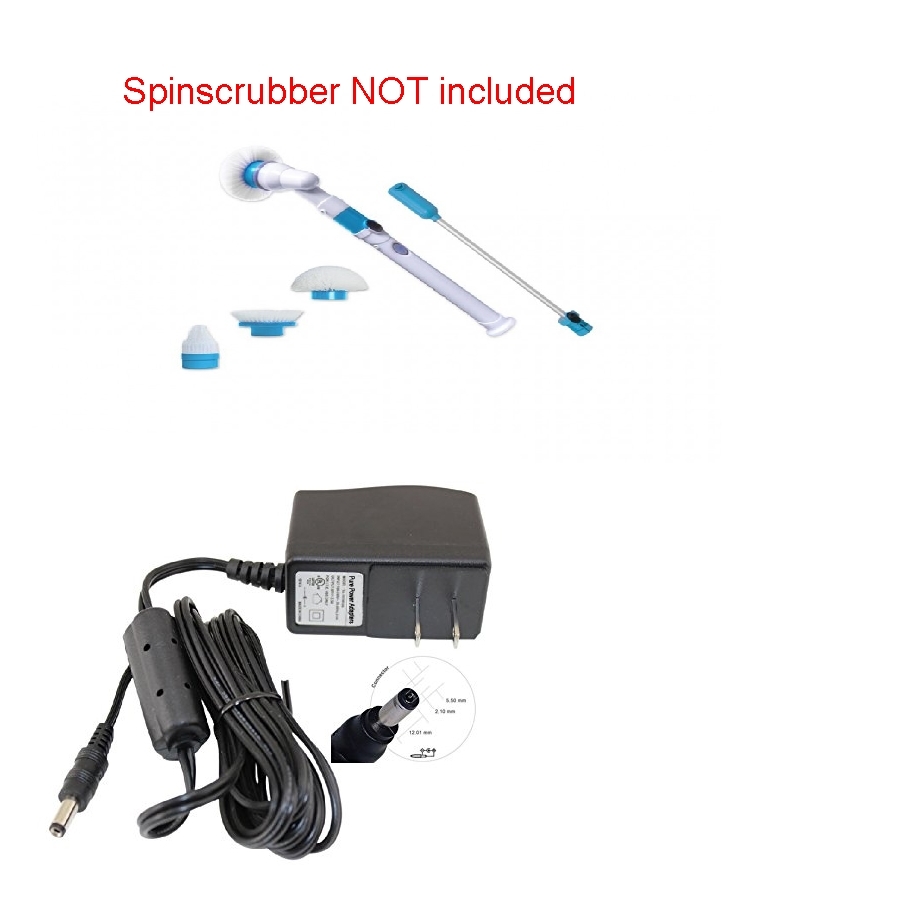 Replacement Charger for Hurricane SpinScrubber Spin Scrubber Brush