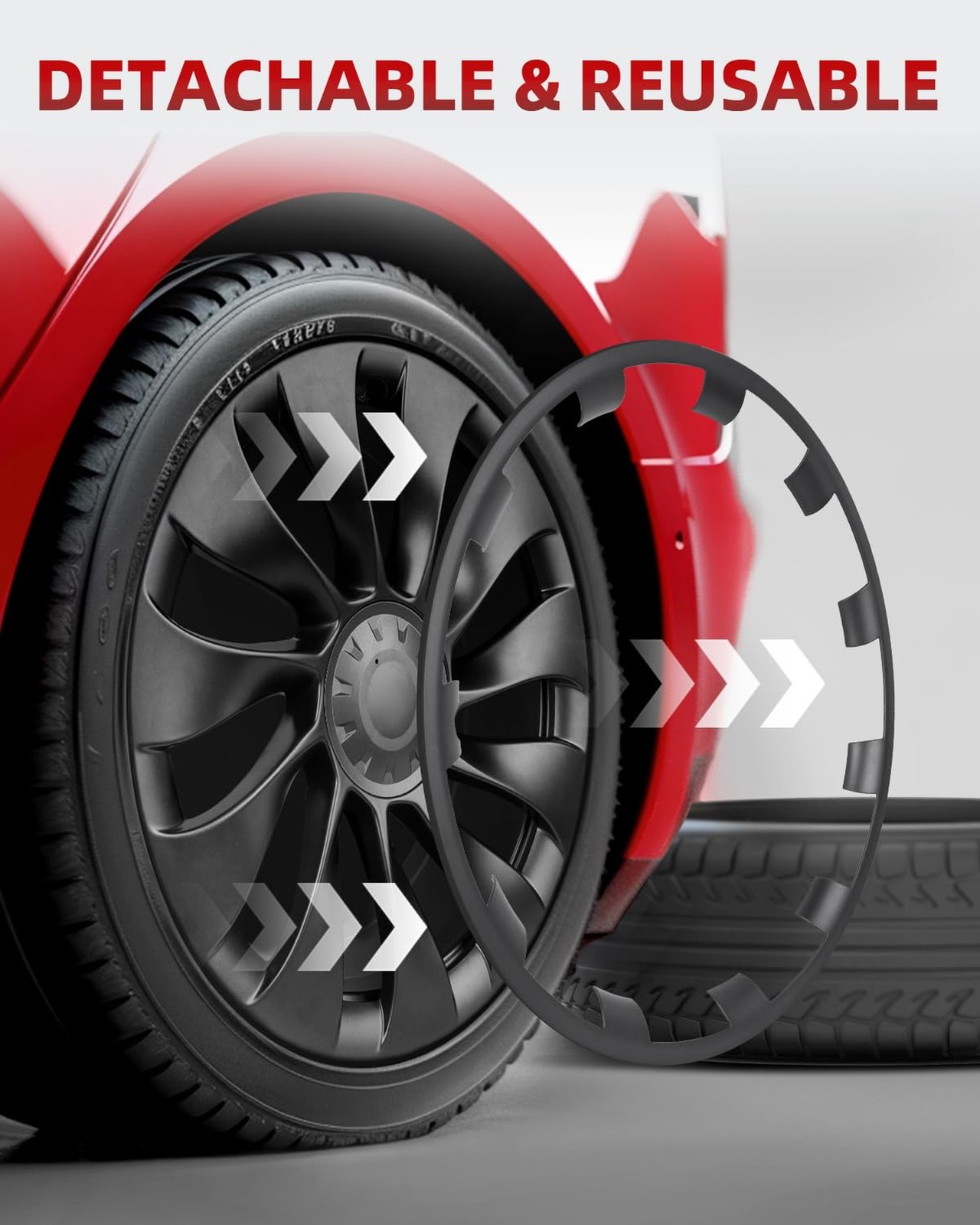 Model Y All-in-one Wheel Rim Protector for Tesla Model Y 21” Uberturbine Whe…