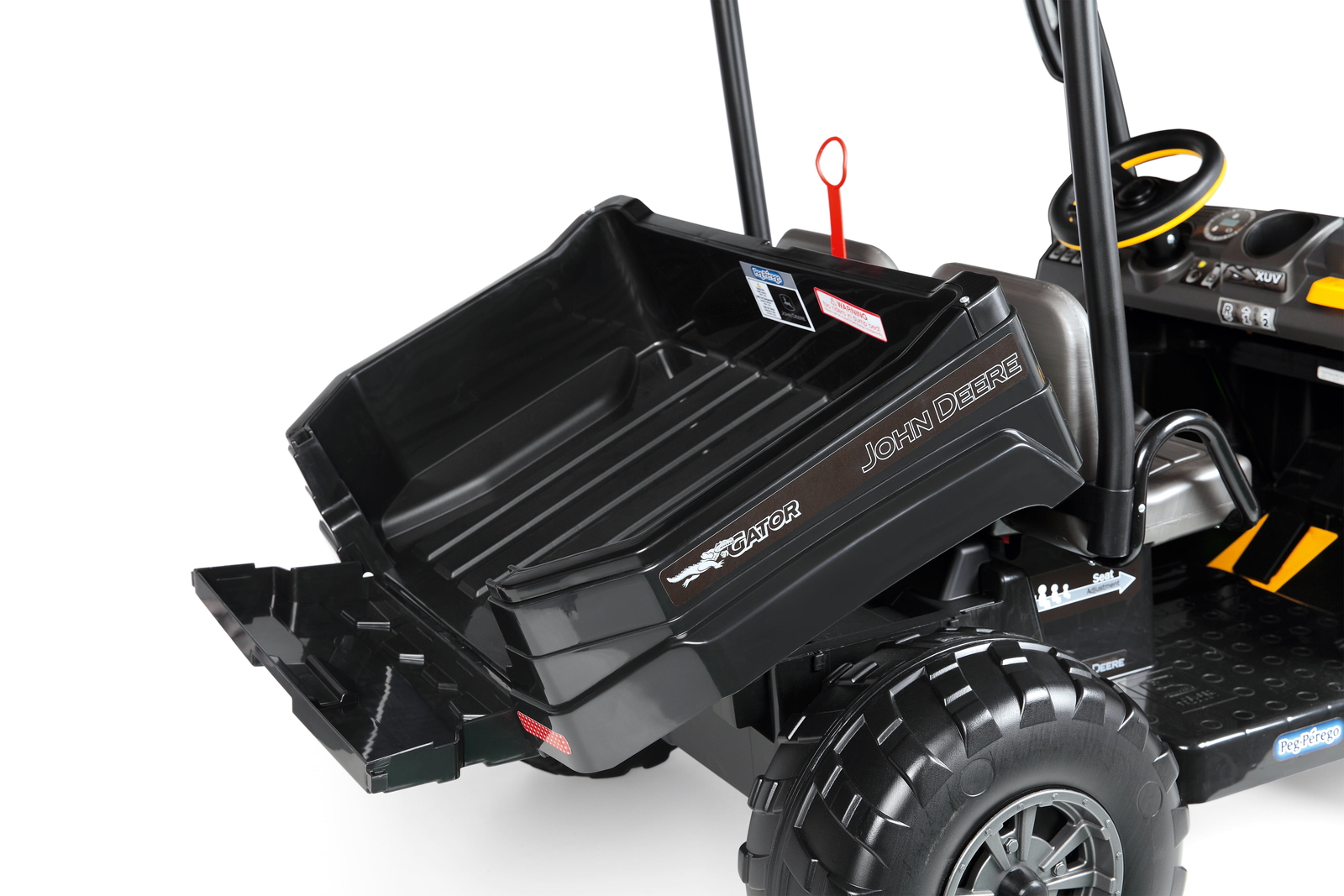 Peg Perego John Deere Gator XUV Midnight Black 12V Battery-Powered Ride-on