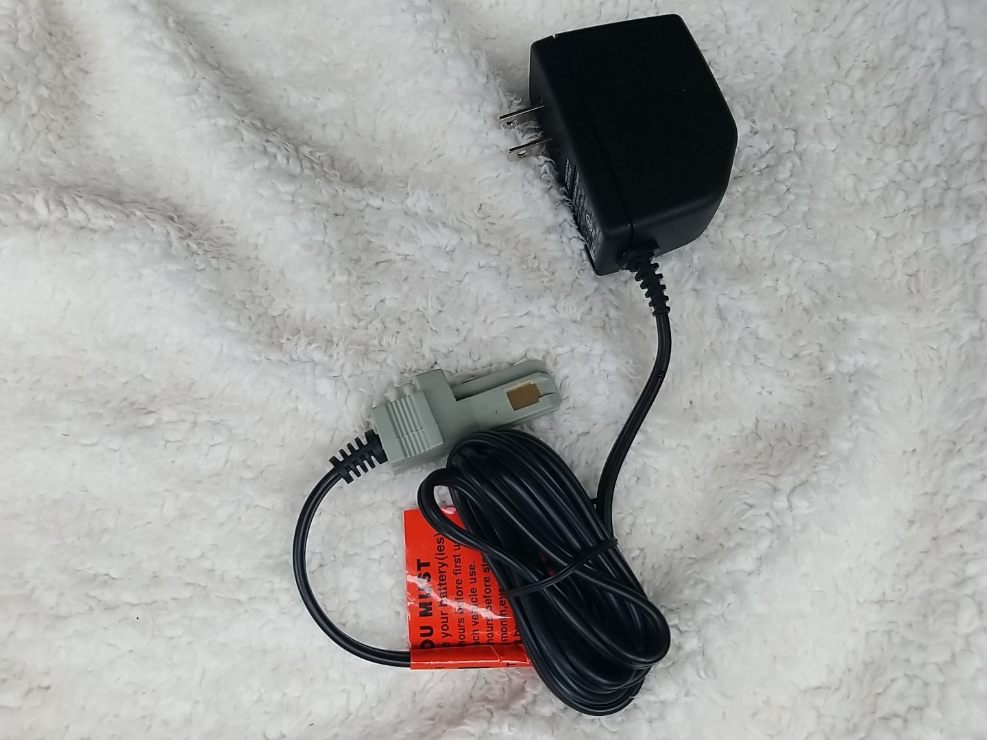 Power Wheels Grey 12V Grey Battery Charger 00801-1480, 00801-1778, 00801-2101