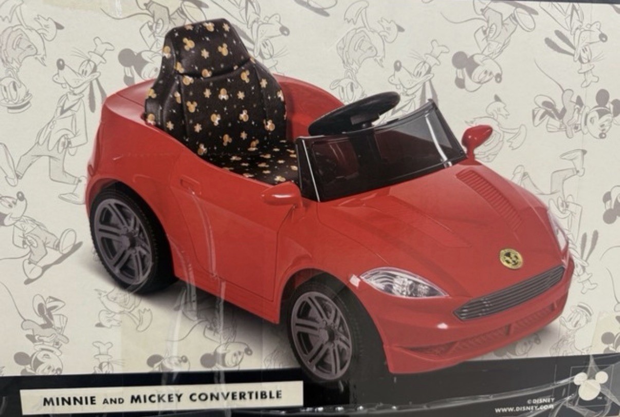 Huffy Disney Minnie & Mickey Convertible 6V Battery Ride-On Red 17415