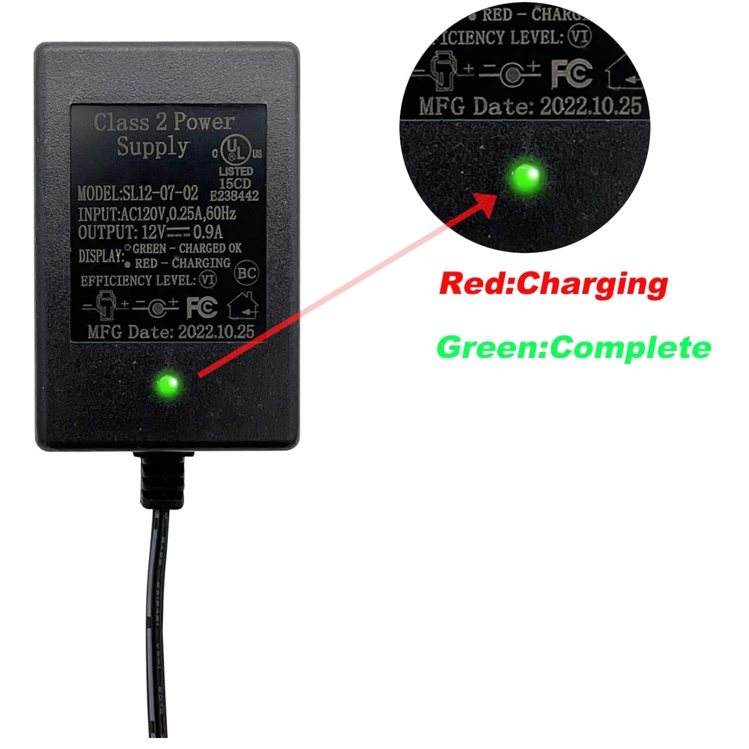 Kids Ride On Car Battery Charger