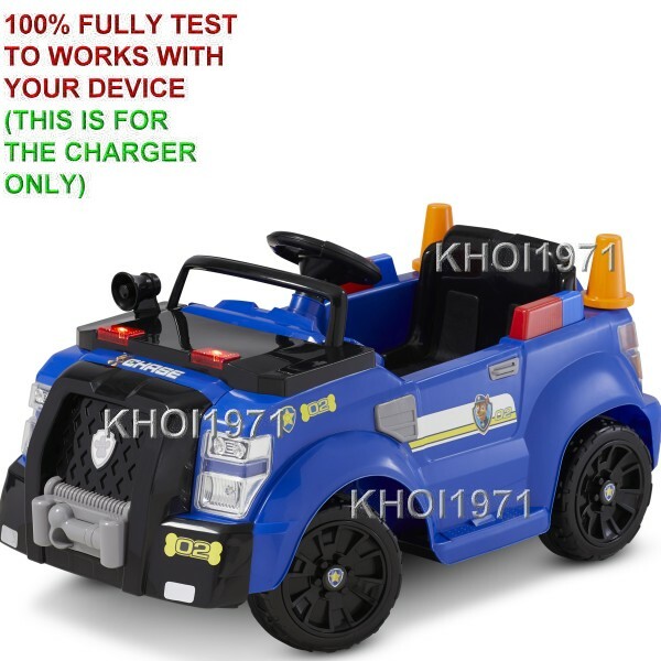 WALL charger AC adapter FOR KT1509WM KIDTRAX Paw Patrol CHASE Patrol ride on