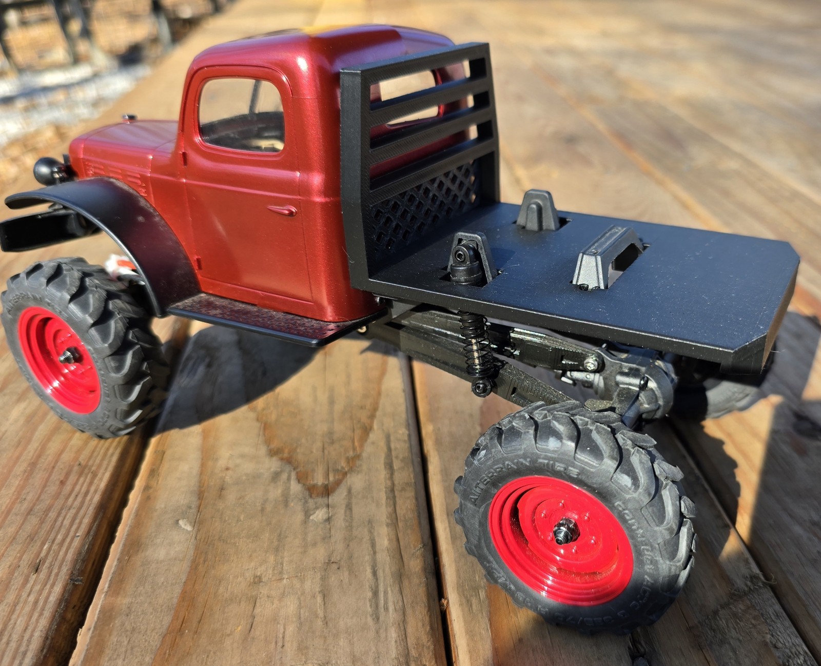 Truck Flat Bed (NO Truck Included ) for FCX24 Power Wagon LONG WHEELBASE