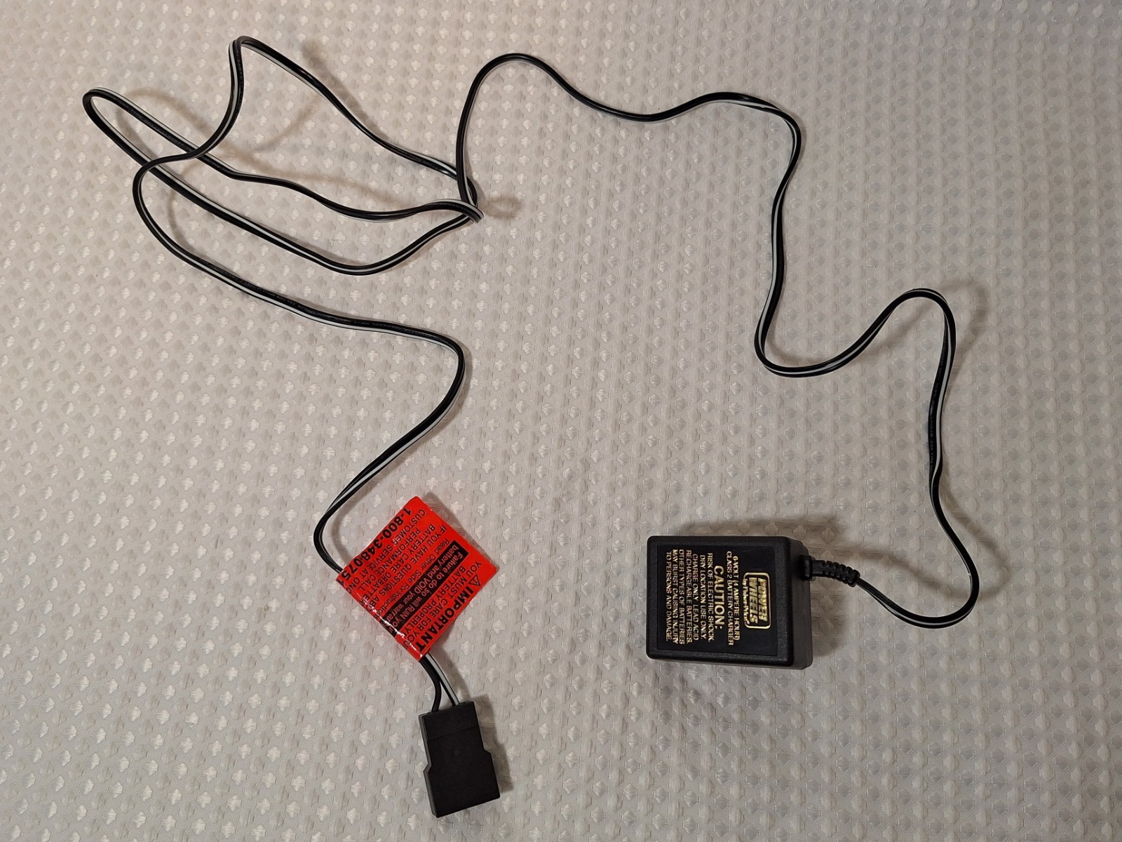 Fisher Price Power Wheels 6V Battery Charger Power Supply 00801-0976 Mod. 040135