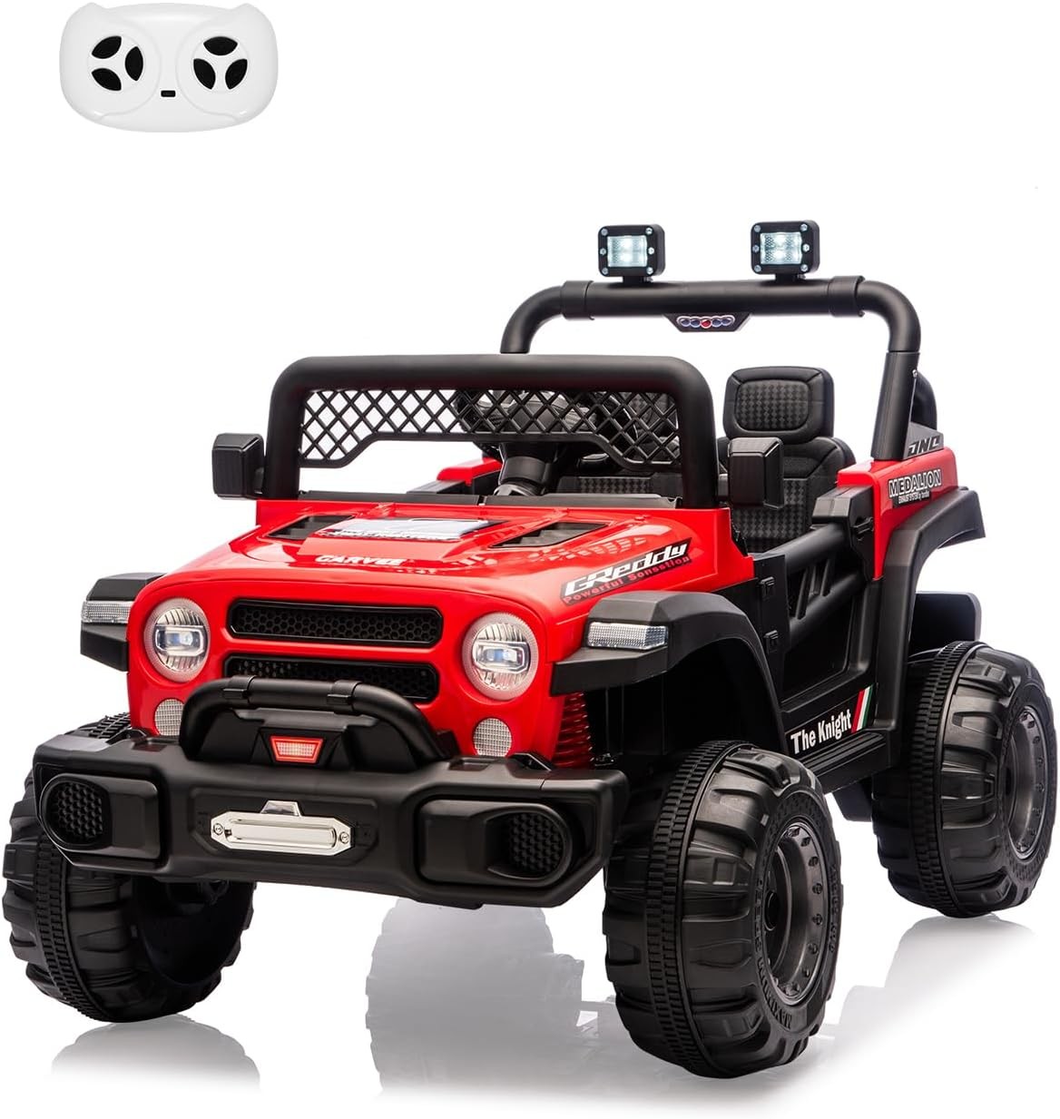 12V Kids Ride on Truck Toys for Big Kids Electric Vehicle with Parent Remote