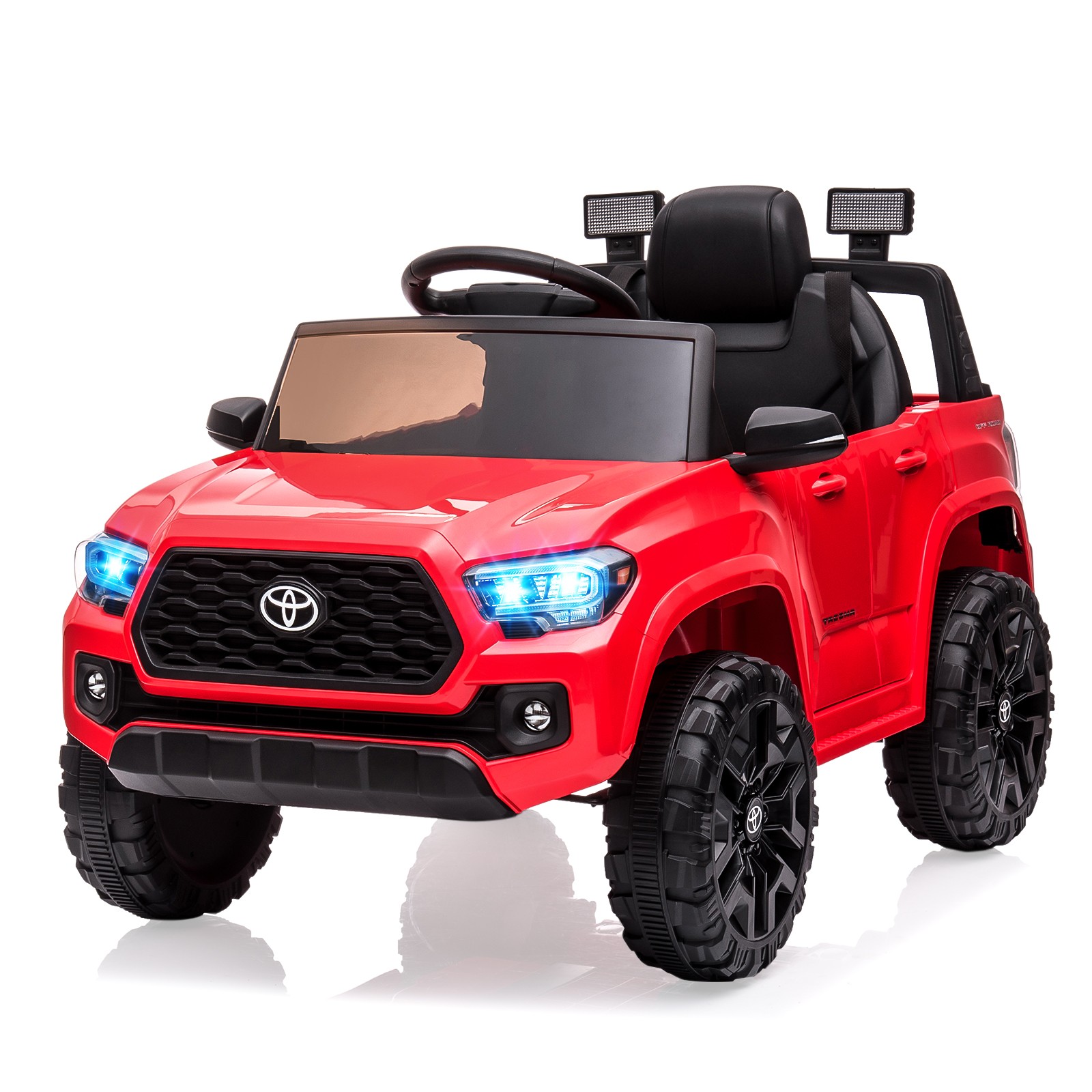 12V Kids Licensed Tacoma Electric Ride On Car Remote Suspension LED Safety Belt