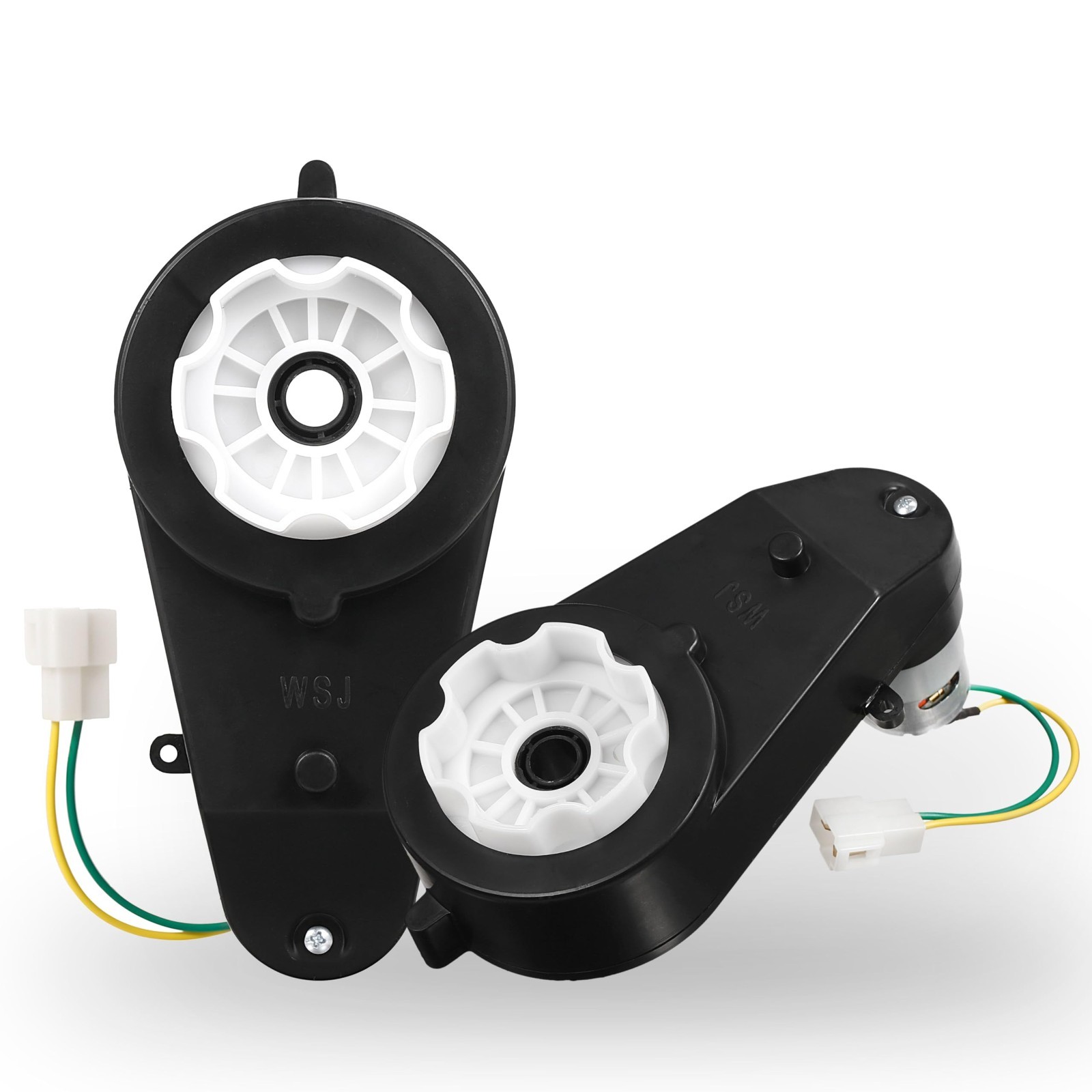 2Pcs 24V High-Speed Gearbox Motors for Kids Ride-On Cars, 45000RPM Upgrade