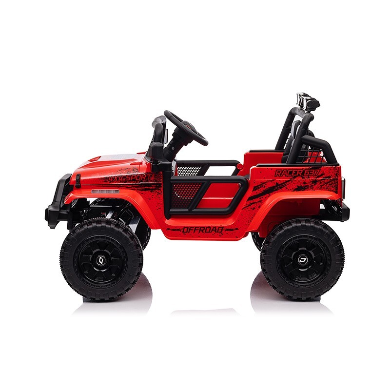 24V Ride on Jeep Car w/ Remote Control 4WD Switchable Kids Electric Car for Kid