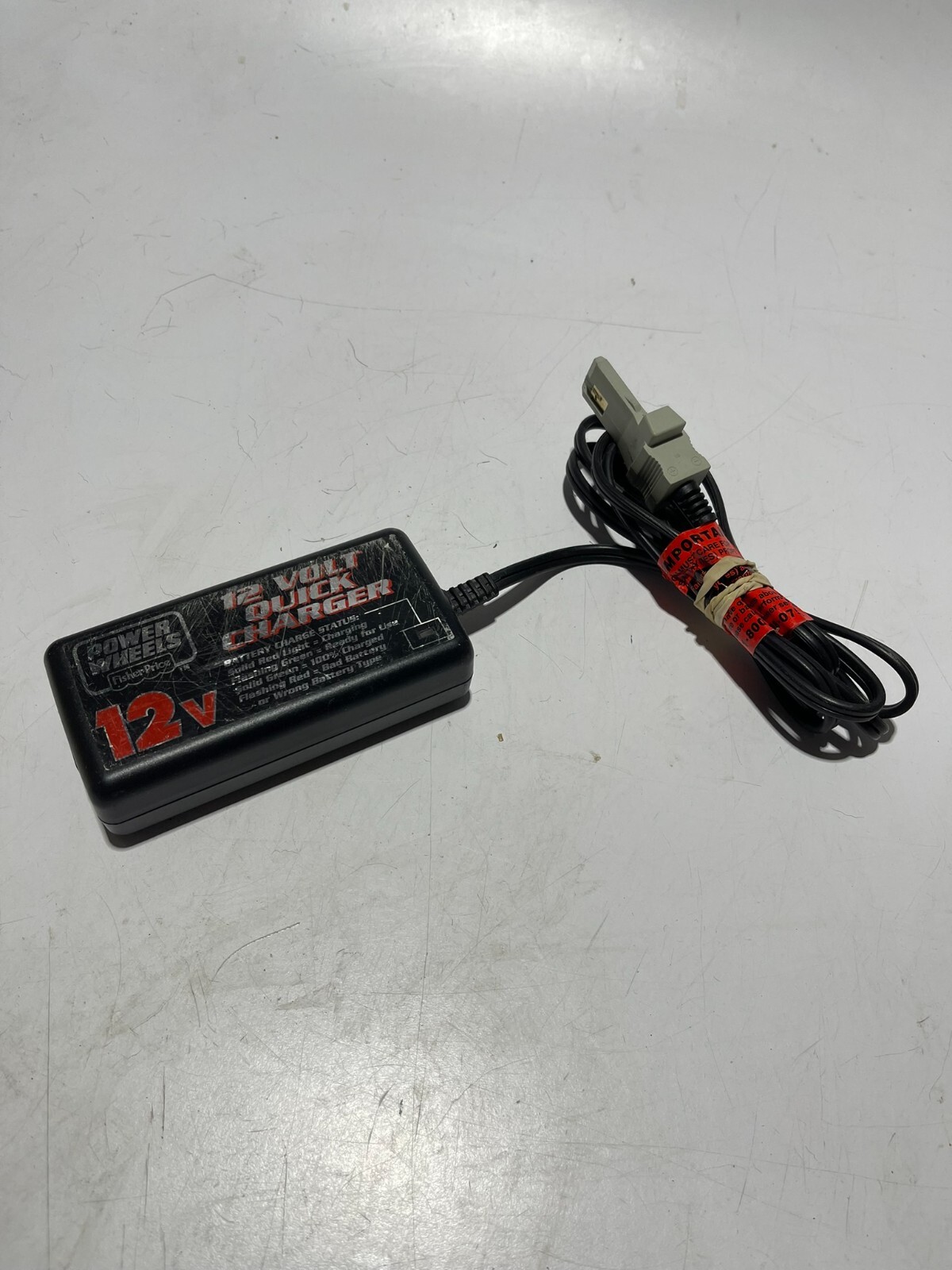 OEM Power Wheels Fisher Price 12 Volt Quick Charger Battery 00801-1429 12V 2.5A