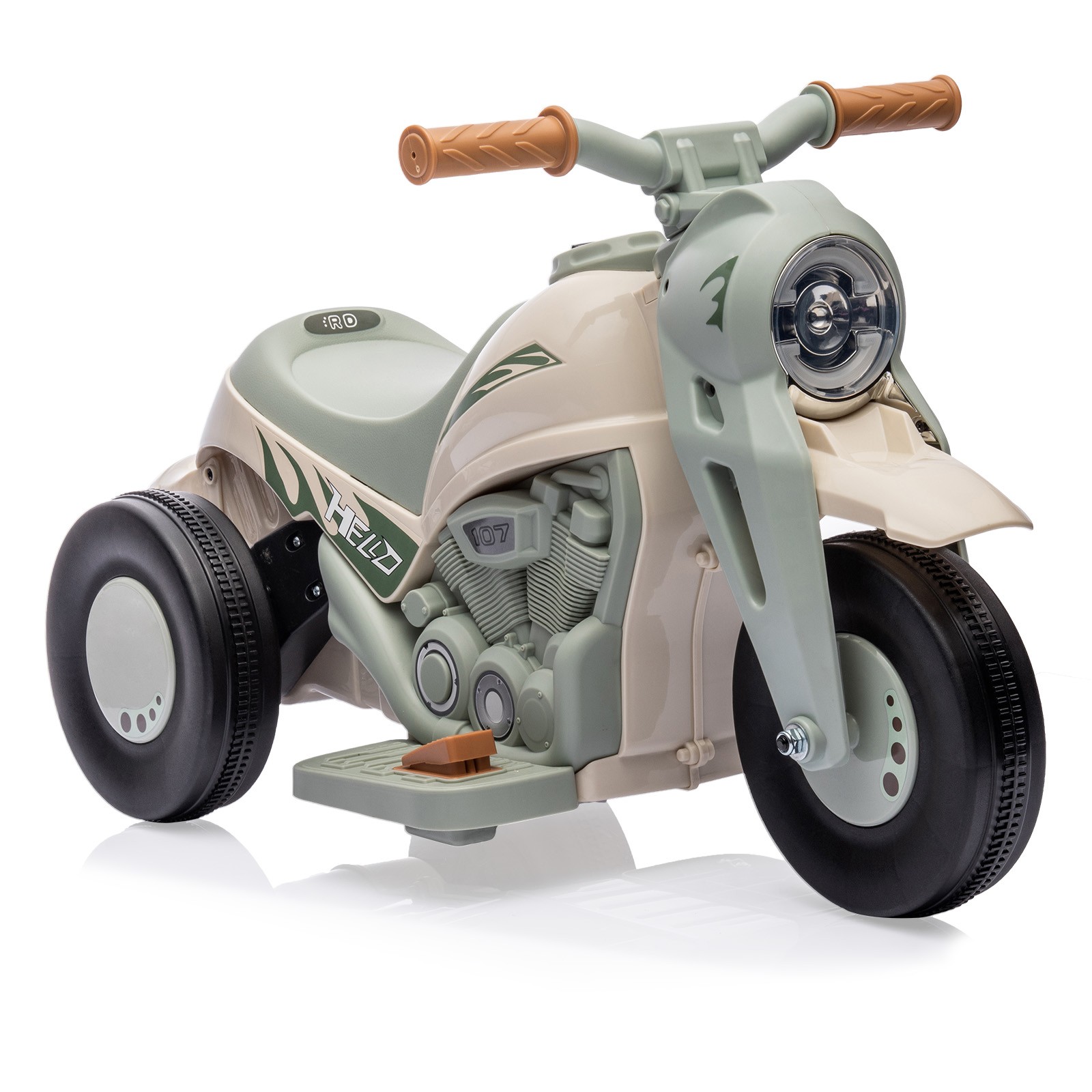 Garvee Kids 3 Wheels Motorbike 6V Ride on Bubble Car Electric Motorcycle Toys