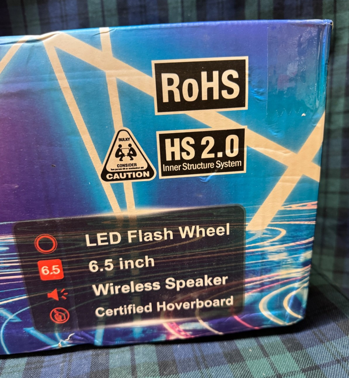 Hoverstar 2.0 Electric Balance Wheel 6.5 inch LED Flash Wheel Turquoise