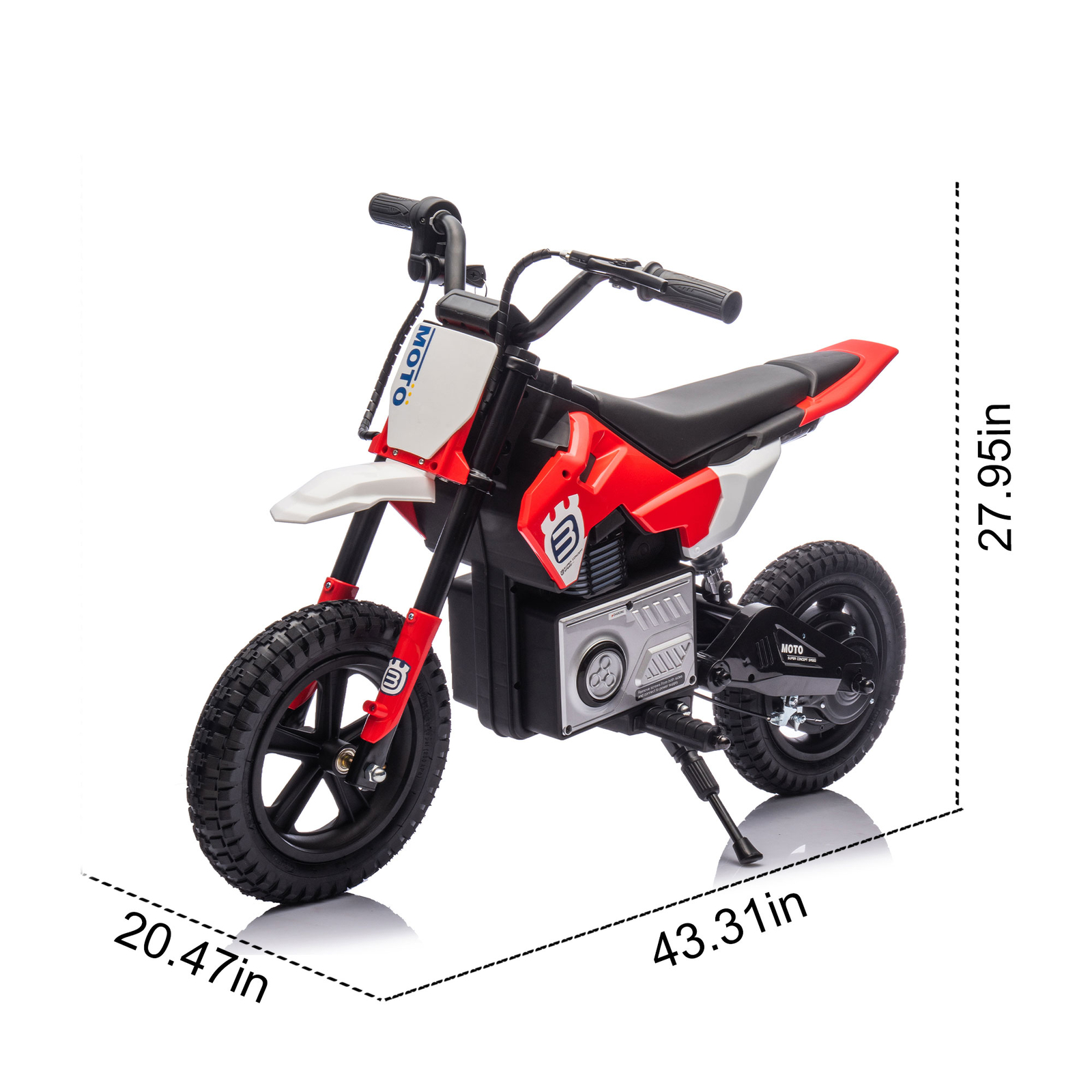 24V Electric Motorcycle Kids Ride On Toy Motocross 200W 9.32MPH For Kids 5-15