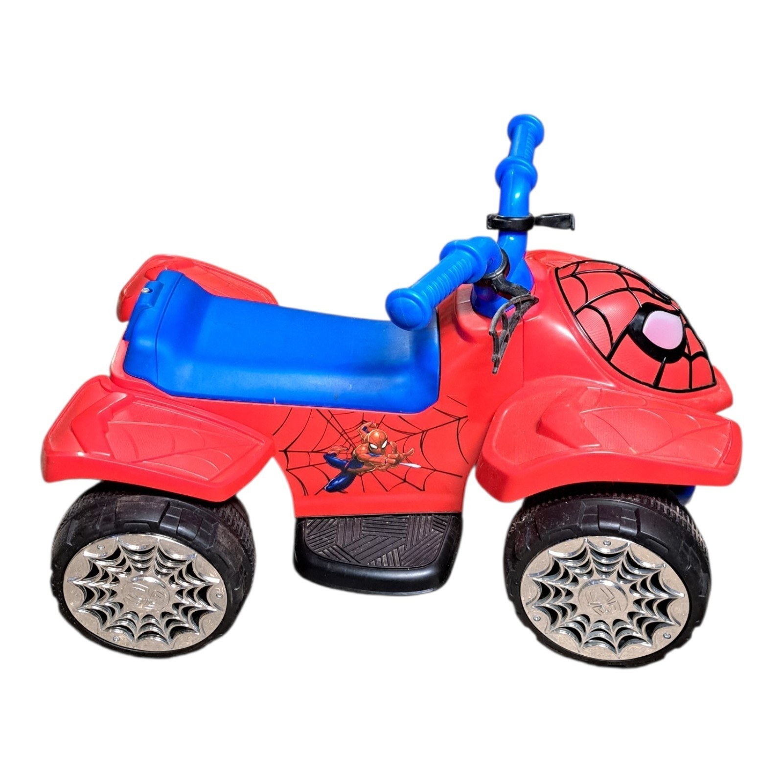 Dynacraft Marvel Spider-Man 6V Battery Powered Little Quad Kids Ride On ATV