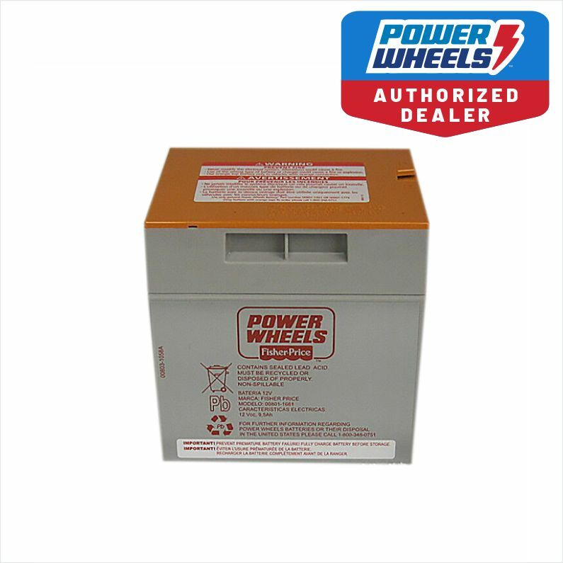 Power Wheels Fisher Price Jeep Hurricane ORANGE Top 12 Volt Gray Battery