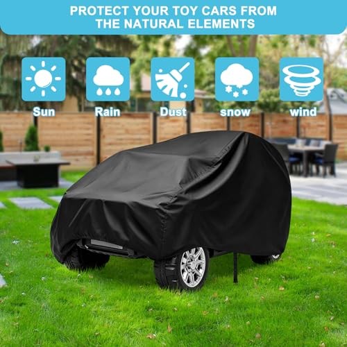 Kids Ride-On Toy Car Cover, Outdoor Wrapper Resistant 52″ x 28″ x 24″