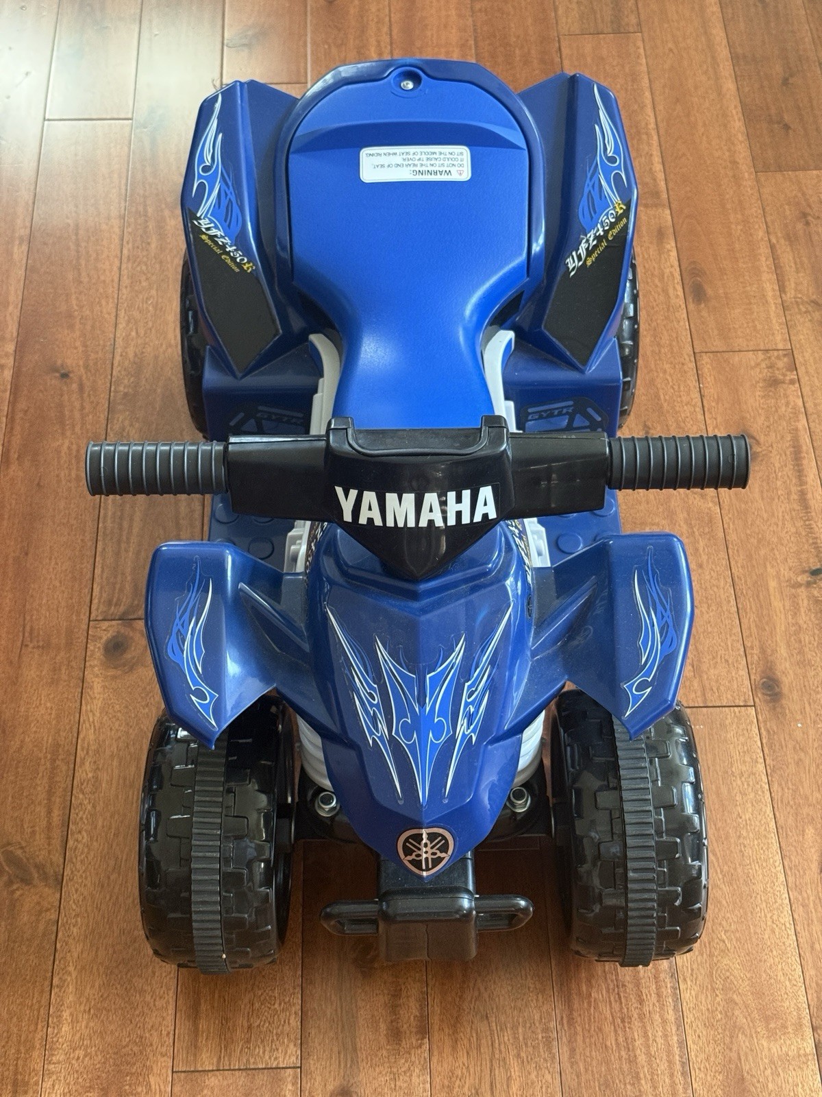 Yamaha Electric Ride-On Mini Quad Bike 6 Volt Blue Boys ATV Style YF450R Design