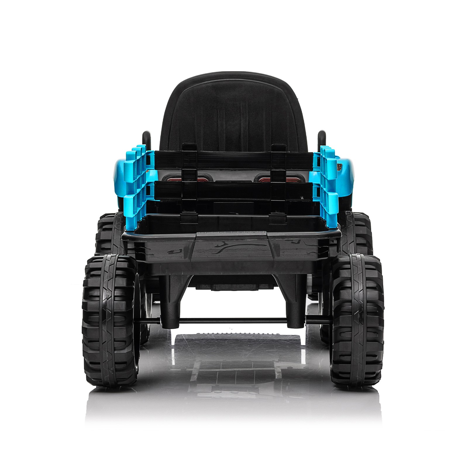 Ride on Tractor 24V 400W Powered Electric Tractor Toy electric car for kids Blue