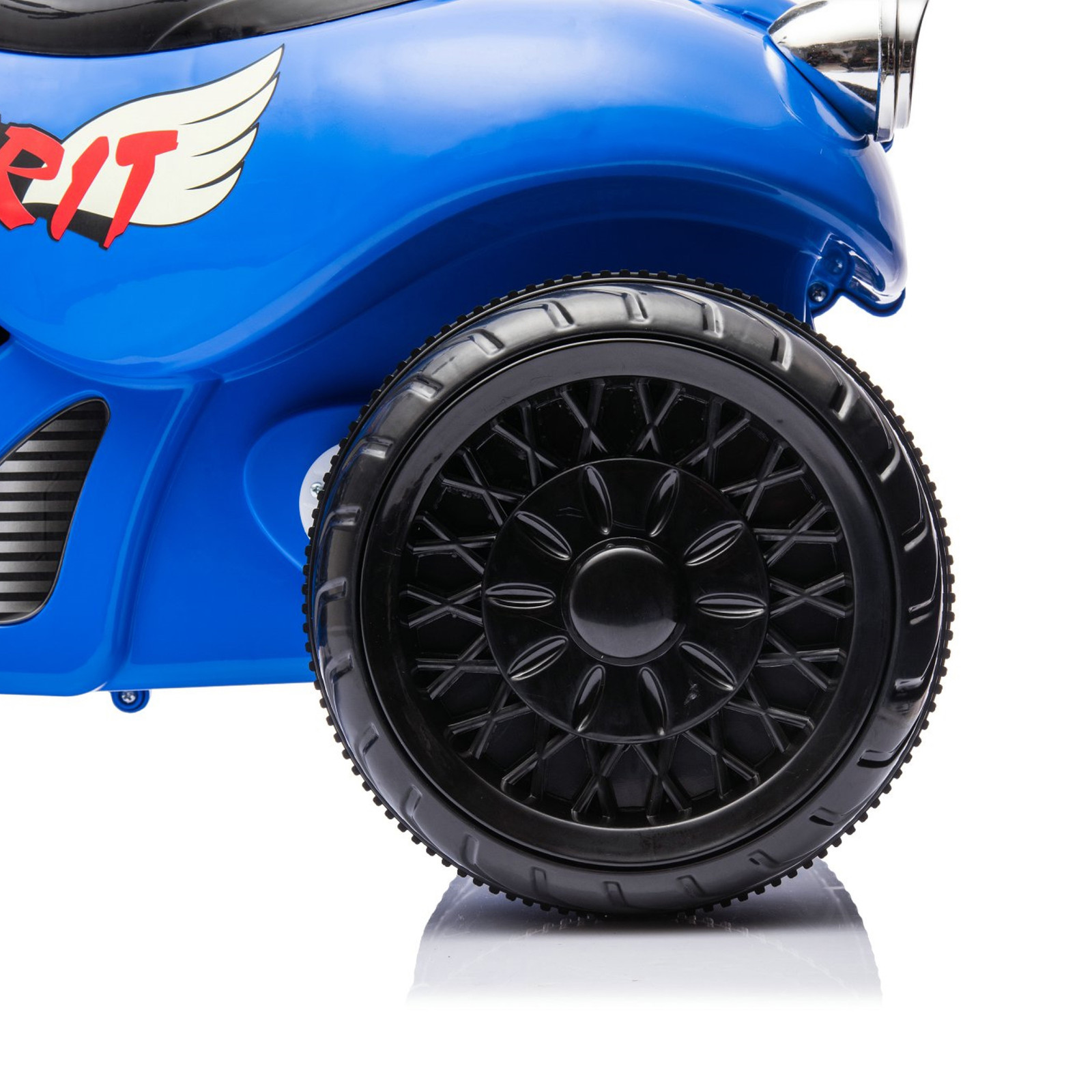 12V Freddo Kids Cruiser Ride On Motorcycle Electric Chopper Toy Trike Blue Car