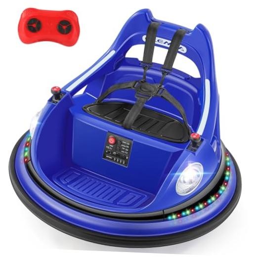 Blue Bumper Car – 1.9MPH Max – 12V Electric Car for Kids – Remotetooth – Blue