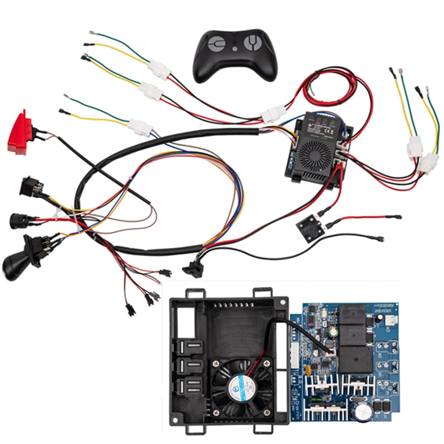 24 Volt DIY Wires Harness Conversion Kit for Kid’S Ride on Toys Car,2.4G Set of