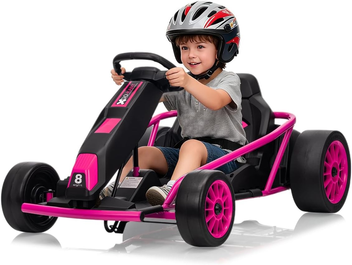 24V Ride On Go Kart for Kids 24V 9Ah Battery 2x300W Motors Electric Ride on Toys