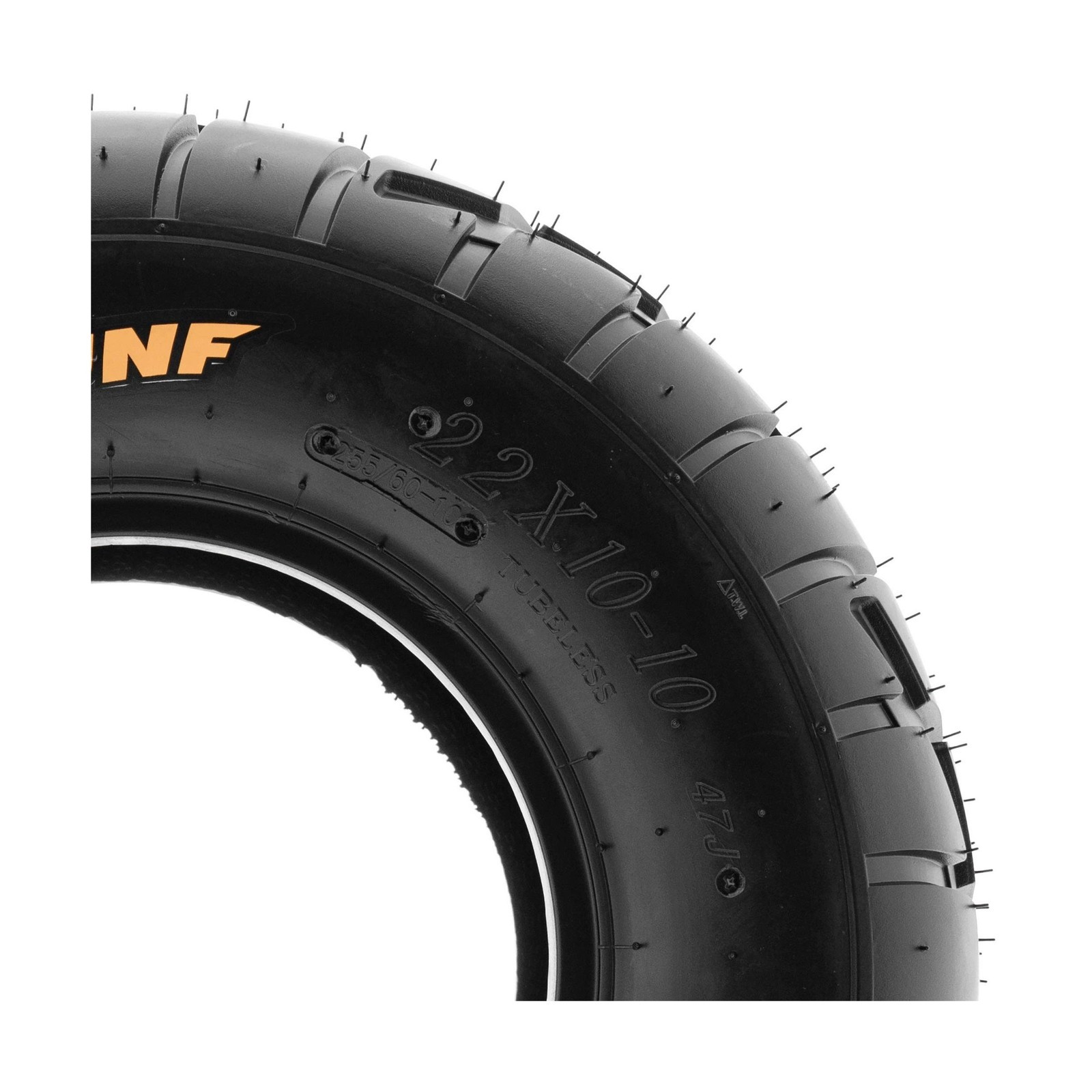 SunF A021 TT Sport ATV UTV Dirt Track & Flat Track Tire 22×10-10, 6 PR, Tubel…