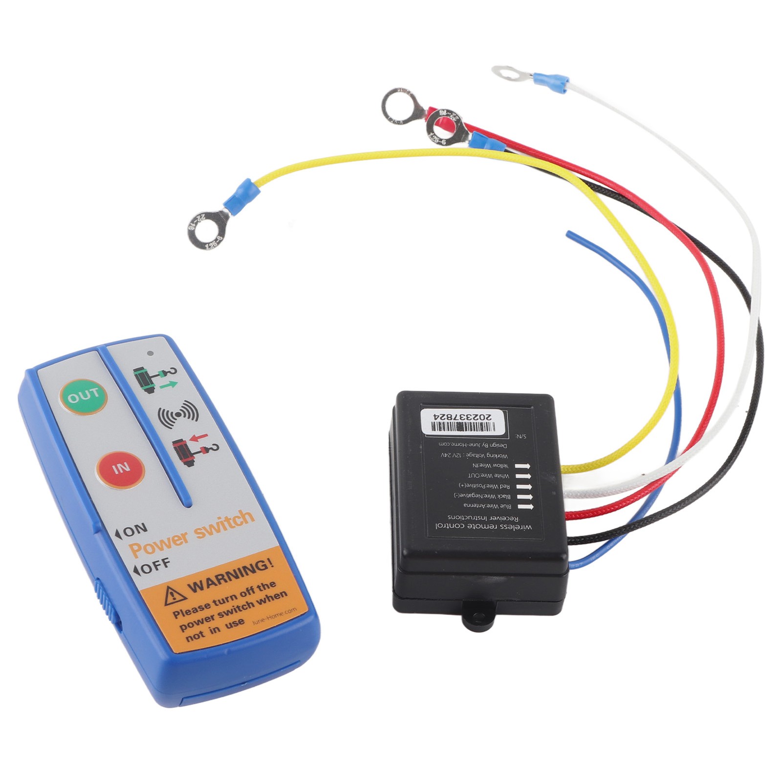 Wireless Winch Transmitter For Truck ATV SUV Remote Control System MRQS