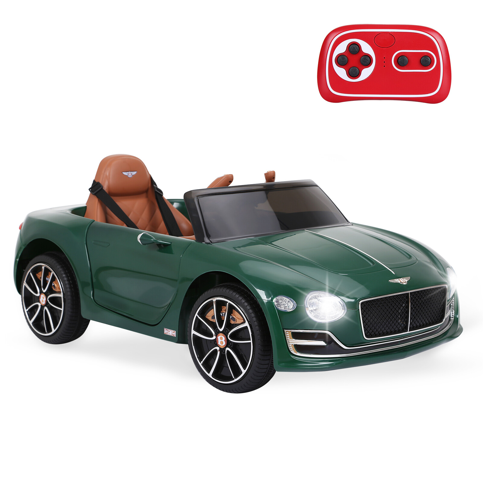 Licensed Bentley Style Electric Kids Ride On Car 12V +Remote Kids Xmas Gift Toys