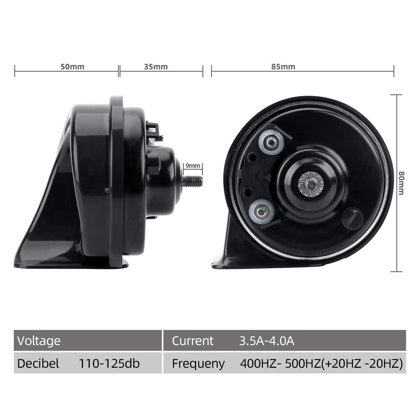 Car Horn Compatible with BMW/Volkswagen JETTA/Touareg R50/Atlas/Audi Q3 A6 A8…
