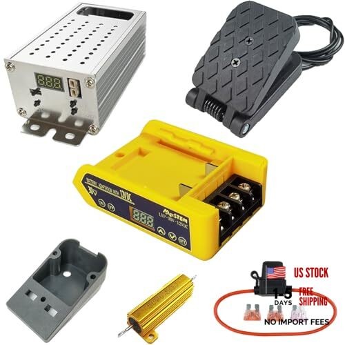 Low Voltage Protection Power Wheels Battery Adapter & Dc Motor Speed